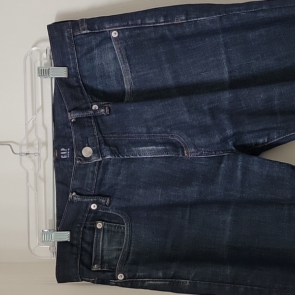 GAP, Men's Size 33x30 Dark Wash Jeans, Excellent Condition - Picture 10 of 12